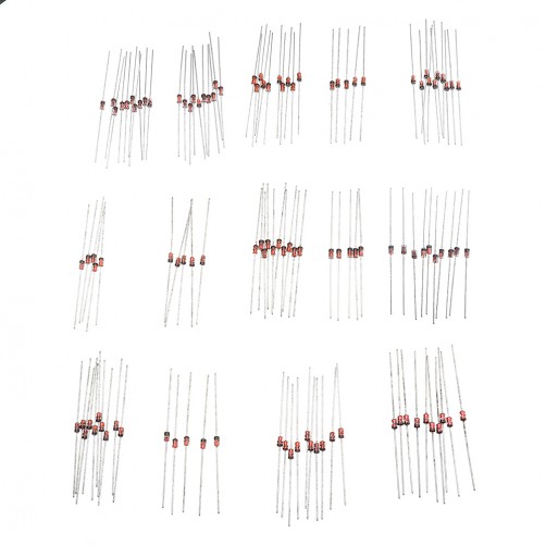 210Pcs 1W 1 Watt Voltage Stabilizing Diode Package 3.3V-30V 14 Common Voltages